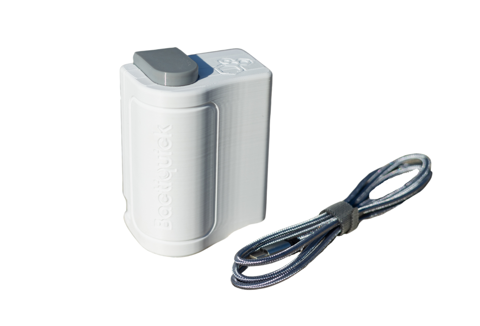 Bactiquick device with charging cable