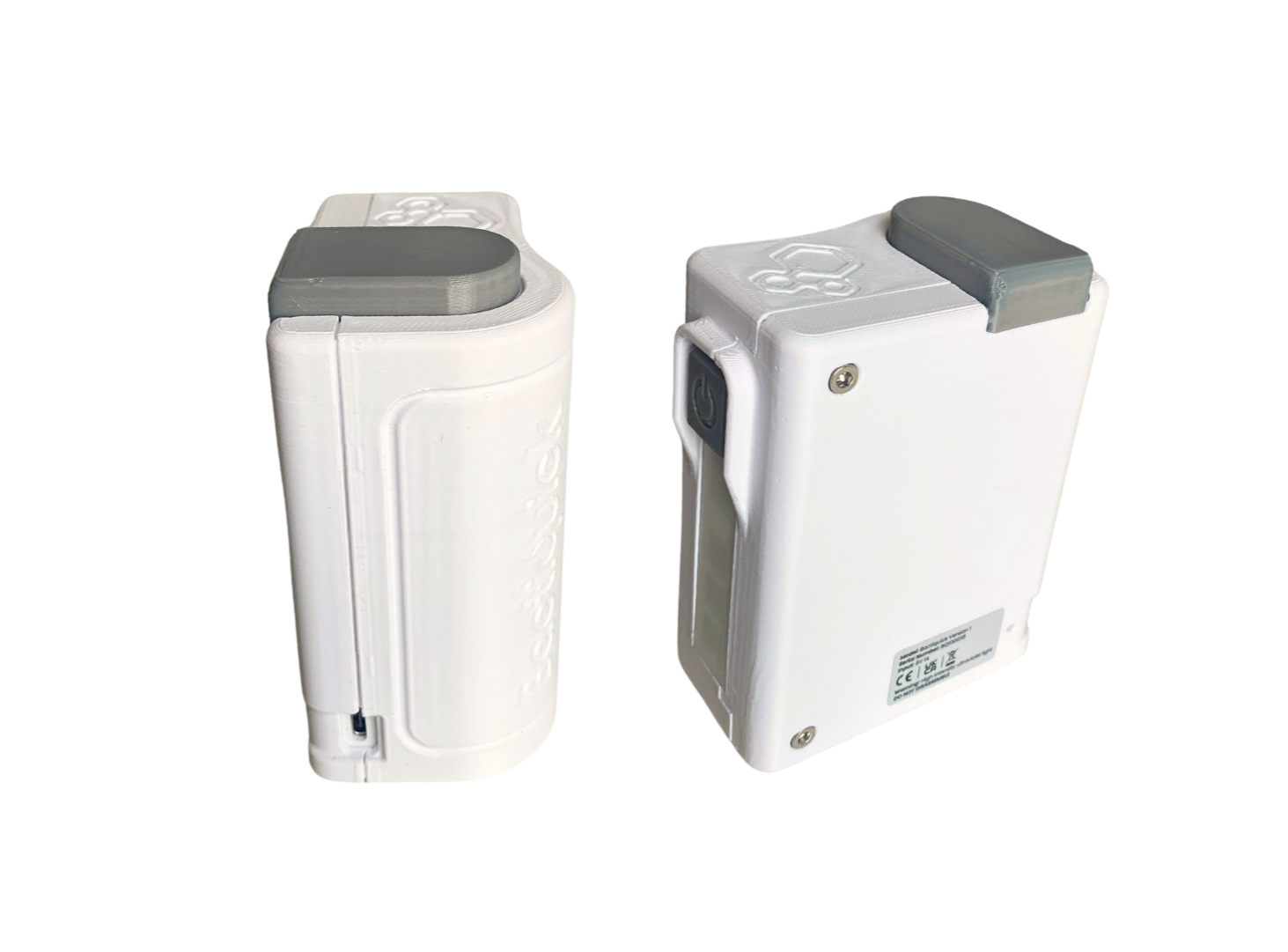 Bactiquick device - side and back, charging port